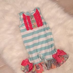 Ricrac & Ruffles sleeveless outfit